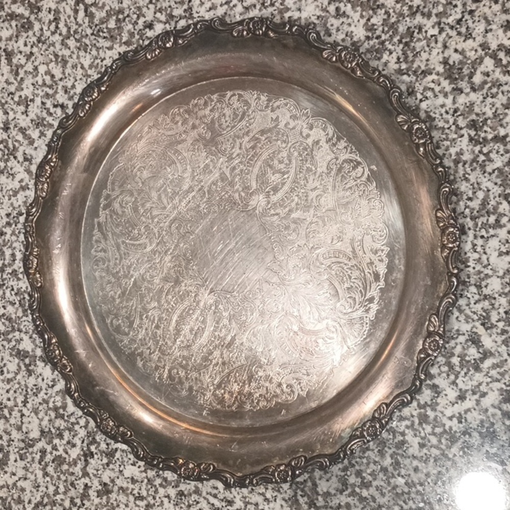 Oneida USA silver platter